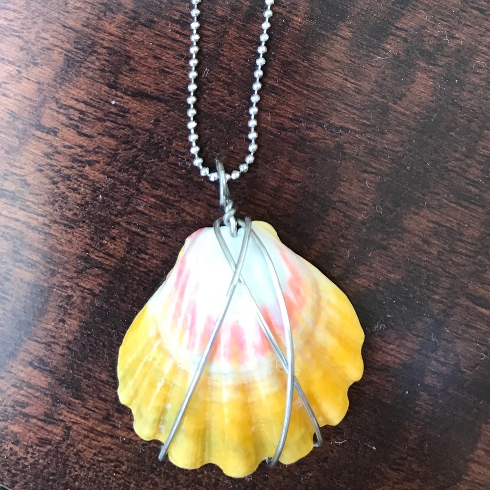 Sunrise Shell 18KGF Necklace